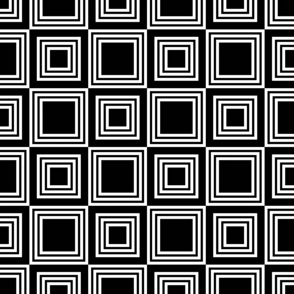 Enfärgad Geometrisk Sömlös Mönstersvartvitt Enkel Form Geometrisk Sömlös Mönster Bakgrundmodern — Stockfoto