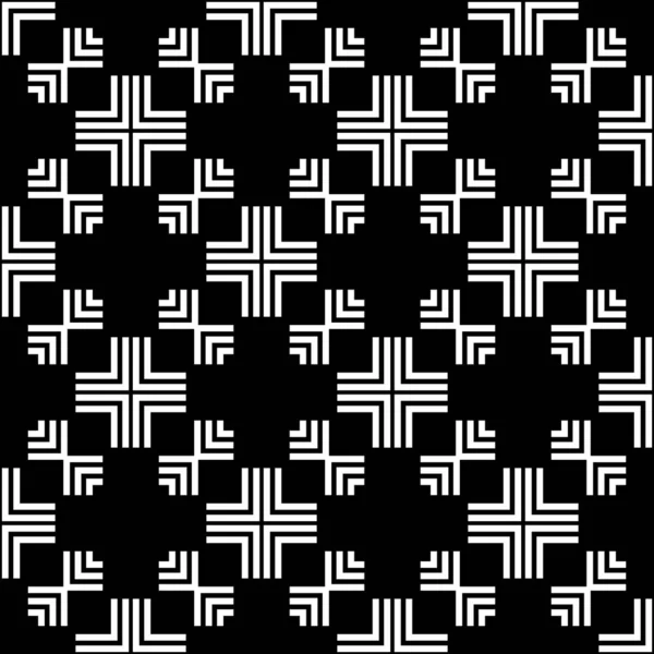 Motivo Geometrico Monocromatico Senza Cuciture Sfondo Geometrico Forma Semplice Bianco — Foto Stock