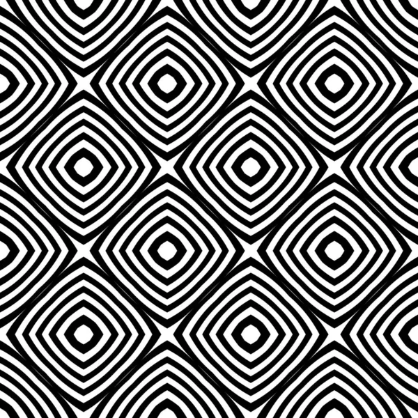 Einfarbige Geometrische Nahtlose Muster Schwarz Weiß Einfache Form Geometrische Nahtlose — Stockfoto