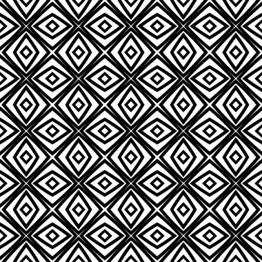 Soyut, kusursuz geometri kalıpları. Klasik etnik tarzda zarif siyah beyaz arka plan süslemesiz doku. Soyut geometrik arkaplan, ince yastık baskısı, tek renkli retro doku, hipster moda tasarımı..