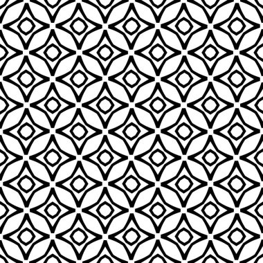 Kusursuz geometrik vektör arkaplanı basit siyah beyaz çizgili vektör şablonu, doğru, düzenlenebilir ve kullanışlı arkaplan tasarım veya duvar kağıdı için. Vektör modern kusursuz kutsal geometri deseni, siyah ve beyaz soyut arkaplan.