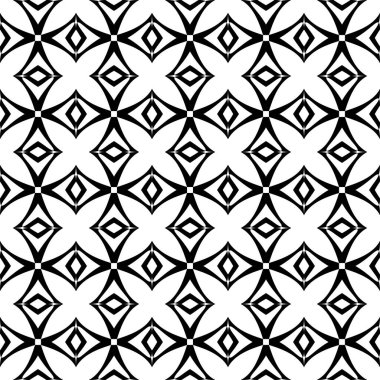 Kusursuz geometrik vektör arkaplanı basit siyah beyaz çizgili vektör şablonu, doğru, düzenlenebilir ve kullanışlı arkaplan tasarım veya duvar kağıdı için. Vektör modern kusursuz kutsal geometri deseni, siyah ve beyaz soyut arkaplan.