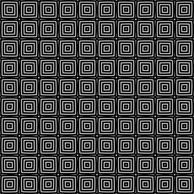 Dekoratif modern geometrik desensiz arkaplan deseni çizimi. Siyah ve beyaz çizgilere göre desen. Siyah ve beyaz soyut üçgenler, pürüzsüz geometrik desen, vektör illüstrasyonu. Siyah ve Beyaz Operasyon Sanat Tasarım Vektörü.