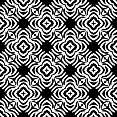 Vektör pürüzsüz desen. Modern stil soyut doku. Çizgili elementlerden tekrarlanan geometrik fayanslar. Vektör Kusursuz Siyah ve Beyaz Yuvarlak Çizgili Çember Çizgili Maze Çizgisi Truchet Deseni Soyut Geometrik Arkaplan. Soyut Özelliksiz Denetlenmiş Şekil