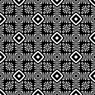 Dekoratif modern geometrik desensiz arkaplan deseni çizimi. Siyah ve beyaz çizgilere göre desen. Siyah ve beyaz soyut üçgenler, pürüzsüz geometrik desen, vektör illüstrasyonu. Siyah ve Beyaz Operasyon Sanat Tasarım Vektörü.