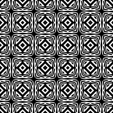 Dekoratif modern geometrik desensiz arkaplan deseni çizimi. Siyah ve beyaz çizgilere göre desen. Siyah ve beyaz soyut üçgenler, pürüzsüz geometrik desen, vektör illüstrasyonu. Siyah ve Beyaz Operasyon Sanat Tasarım Vektörü.