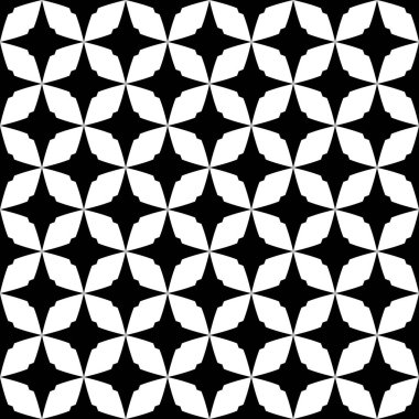 Dekoratif modern geometrik desensiz arkaplan deseni çizimi. Siyah ve beyaz çizgilere göre desen. Siyah ve beyaz soyut üçgenler, pürüzsüz geometrik desen, vektör illüstrasyonu. Siyah ve Beyaz Operasyon Sanat Tasarım Vektörü.