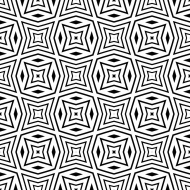 Küçük dalgalı şekillere sahip vektör minimalist geometrik dikişsiz desen, eğri çizgiler. Dalgalı su yüzeyinin basit soyut dokusu. Siyah ve beyaz arkaplan. Modern monokrom jeo tasarımı. Sonsuz stil dokusu. Dalgalı tek renkli arkaplan..