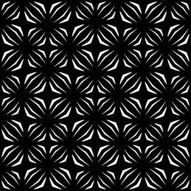 Modern stil grafik geometrik siyah ve beyaz arka fon. Tibet deniz tarağı fayans süsü siyah ve beyaz. Psikedelik çizgili dijital görüntü. Soyut klasik. Modern stil dokusu. Soyut klasik geometrik desen dikişsiz arkaplan.