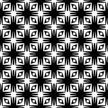 Soyut geometrik dikişsiz desen. tek renkli illüstrasyon.