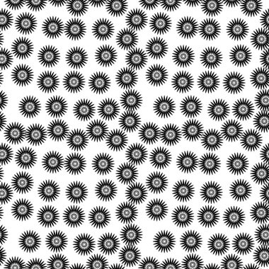 Vektör kusursuz desen. Soyut doku. siyah ve beyaz