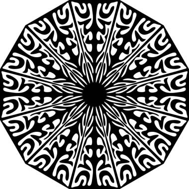 soyut dairesel geometrik arkaplan, mandala 