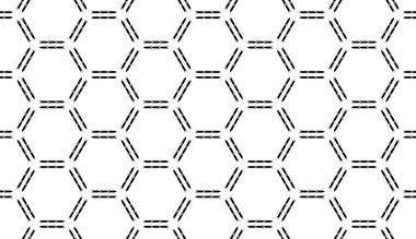 Geometrik dokuma ile soyut kusursuz desen. Sonsuz stil dokusu. Herringbone monokrom arka plan. Düzenli ritim ızgarası. Birbirlerine dolanmış kalın çizgiler. Sarma, ev tekstili, arka plan, ev eşyaları, yapıştırma kitabı için desenli jeo vektörü tekrarı..