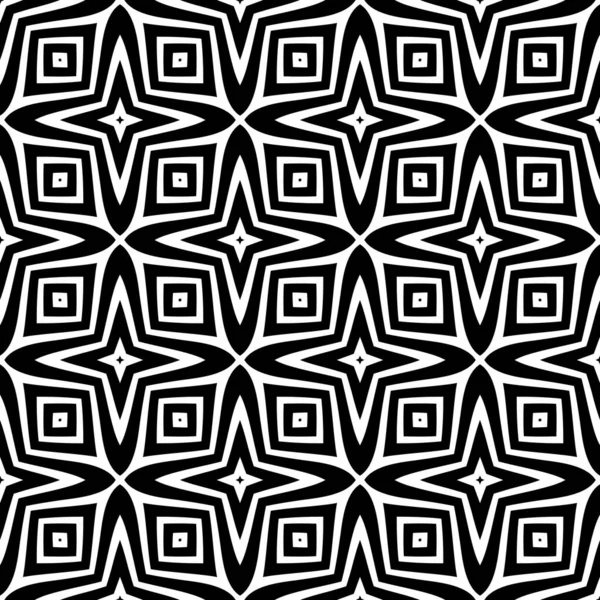 Black and white greek key fret meander mosaic geometric pattern.Seamless geometric texture in op art design.Zigzag seamless background.Seamless Labyrinth Background.Vector series.Seamless black-and-white pattern with square.Seamless geometric pattern
