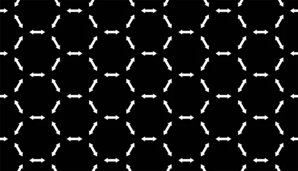 Modern Seamless Geometry Pattern Black White Honeycomb Abstract Geometric Background — Stock Photo, Image