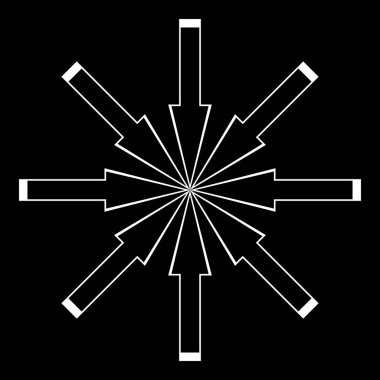 soyut siyah-beyaz desen, vektör çizim