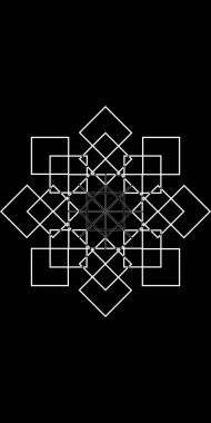 Soyut geometrik desen. Basit geometrik desen.