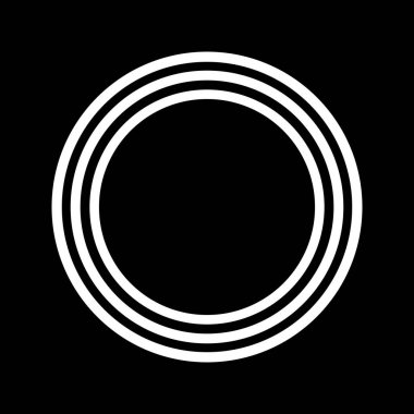 çember şekil tasarımı simgesi