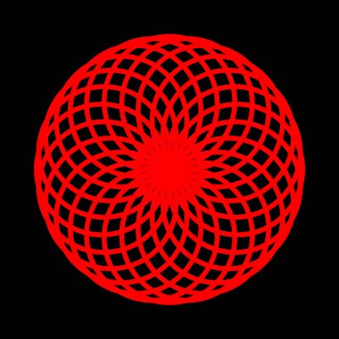 Siyah arkaplanda kırmızı çizgiler, soyut arkaplan