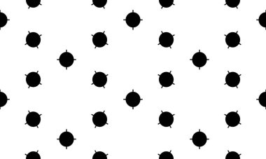 Kusursuz balık deseni. Vektör çizimi