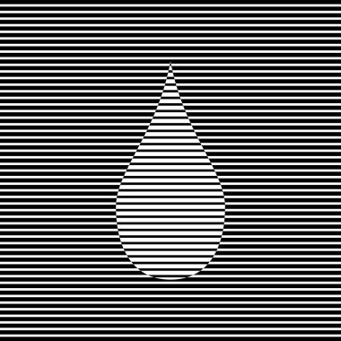 siyah ve beyaz geometrik şekil. vektör illüstrasyonu