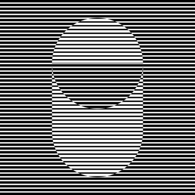 Siyah ve beyaz dairelerin soyut arkaplanı.