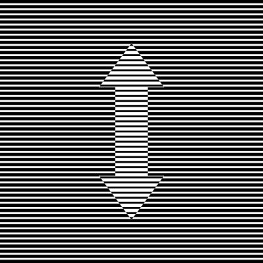 Siyah ve beyaz çizgili vektörsüz desen.