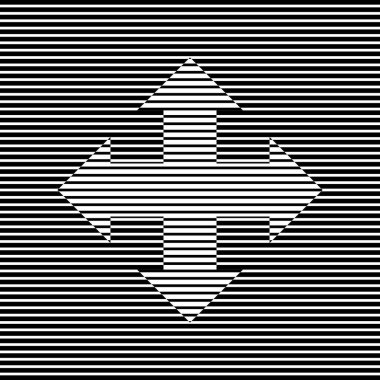 Soyut geometrik desen. Çizgiler ve çizgiler. vektör illüstrasyonu.