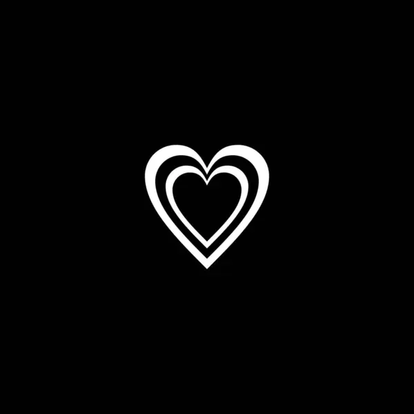 Kalp simgesi, vektör illüstrasyonu
