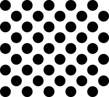 siyah ve beyaz polka nokta vektör deseni