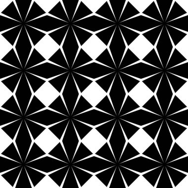 Soyut Siyah Beyaz Kusursuz desen. Kalın çizgili modern stil. Geometrik soyut arkaplan. Siyah ve beyaz şirin soyut geometrik şekil deseni. Kusursuz doğrusal desen. Kusursuz geometrik süsleme..
