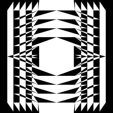 Hassas Kalıplarda Soyut Geometrik Görkemli Vektörler. Belirli bir Tayf Tayfı içinde Kromatik Şelalesiz Vektörler. İnce çizgiler üzerinde soyut geometrik desen. Siyah renkli şık bir doku. Kusursuz doğrusal desen.