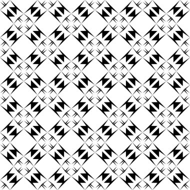 Siyah ve beyaz kareli pürüzsüz desen