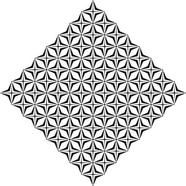 siyah ve beyaz geometrik desen.