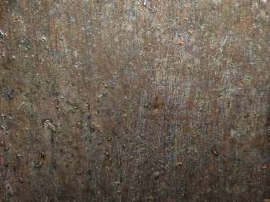 Eski paslı ahşap tahtalar, yakın plan.