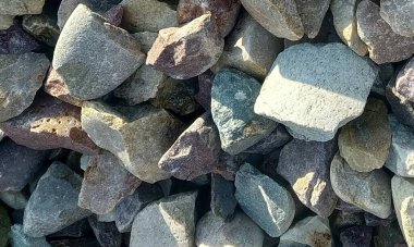 Çakıl taşları grubu, açık renk, taşlar arka plan, yuvarlak ve pürüzsüz çakıl taşları, basit ve uyumlu düz doku