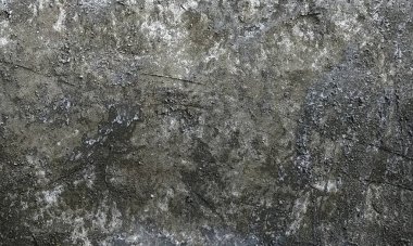 Duvar pürüzlü, çizik ve çatlaklı doku. Stucco beyaz duvar arka planı. Gri arkaplan vintage rengi ve yumuşak harmanlanmış fırça darbelerinde, beyaz grunge lekeleri ve çizikli kenar arkaplan ya da çizikli doku..