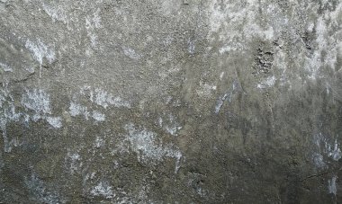 Duvar pürüzlü, çizik ve çatlaklı doku. Stucco beyaz duvar arka planı. Gri arkaplan vintage rengi ve yumuşak harmanlanmış fırça darbelerinde, beyaz grunge lekeleri ve çizikli kenar arkaplan ya da çizikli doku..