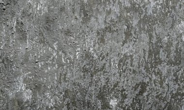 Duvar pürüzlü, çizik ve çatlaklı doku. Stucco beyaz duvar arka planı. Gri arkaplan vintage rengi ve yumuşak harmanlanmış fırça darbelerinde, beyaz grunge lekeleri ve çizikli kenar arkaplan ya da çizikli doku..
