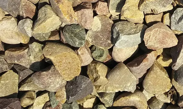 Bir sürü şekil değiştirilebilir taş içeren soyut arkaplan. 