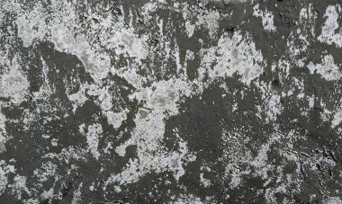 Soyut Karanlık Alçı Duvarı Kirli Çizilmiş Arkaplan. Peel Grey Stucco desenli eski duvar. Retro Vintage Eskimiş Eski Duvar Kağıdı. Çürümüş Çürük Kırık Kırık Duvar. Eski boyalı gri, lekeli, lekeli duvar. Lüks, grunge, grunge arkaplan..