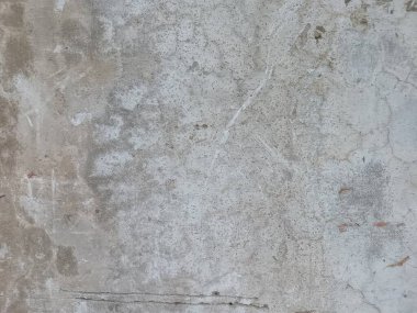 Nötr ton sıva kabuğu duvar dokusu arka planı. Yıpranmış, yıpranmış, sorunlu, dikişsiz desen. Eski gri bir duvarda boya soyuluyor. Arkaplan ve duvar kağıdı için soyuluyor..