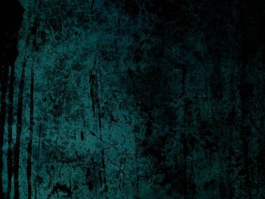Eski sıkıntılı klasik grunge dokusu. Soğuk kalıpta soyut Koyu Yeşil grungy duvar arkaplanı. Art Rough Stylized Texture.Koyu beton zemin veya kaba dokulu eski gru arkaplan. Soyut Karanlık Efekti Koyu Işık Etkisi.