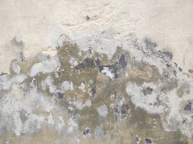 Arka plan için eski beton duvarın soyulmuş dokusu somutlaştırılmış. Sert ve Kirli Soyulmuş Grunge Arka plan dokusu, Kirli Su Sıçratma Duvarı, Soyut Sıçrama Sanatı. Arkaplan için beton duvar rengi. Çizik ve çatlaklarla eski grunge desenleri..