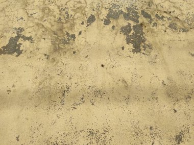 Arka plan için eski beton duvarın soyulmuş dokusu somutlaştırılmış. Sert ve Kirli Soyulmuş Grunge Arka plan dokusu, Kirli Su Sıçratma Duvarı, Soyut Sıçrama Sanatı. Arkaplan için beton duvar rengi. Çizik ve çatlaklarla eski grunge desenleri..