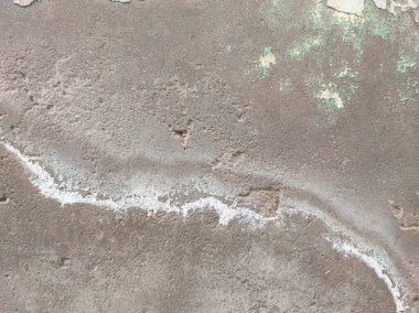 Arka plan için eski beton duvarın soyulmuş dokusu somutlaştırılmış. Sert ve Kirli Soyulmuş Grunge Arka plan dokusu, Kirli Su Sıçratma Duvarı, Soyut Sıçrama Sanatı. Arkaplan için beton duvar rengi. Çizik ve çatlaklarla eski grunge desenleri..