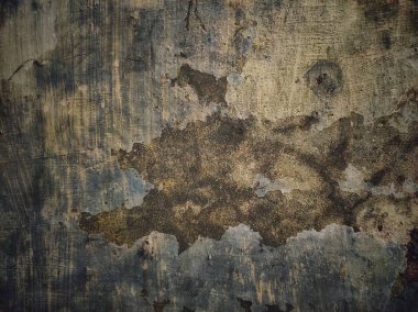 Arka plan için eski beton duvarın soyulmuş dokusu somutlaştırılmış. Sert ve Kirli Soyulmuş Grunge Arka plan dokusu, Kirli Su Sıçratma Duvarı, Soyut Sıçrama Sanatı. Arkaplan için beton duvar rengi. Çizik ve çatlaklarla eski grunge desenleri..