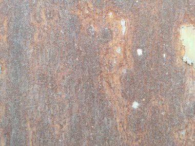 Paslı demir desenli, eski metal desenli yakın çekim.