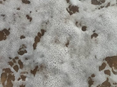 Plaj Sandviçi Doğa Tasarımı. Bej kumsalının doğal desenli soyut arkaplanı. Doğal doğal nötr doğa manzarası. Kum mermer desen, bej mermer mermer, mat yüzey, İtalyan levhası.