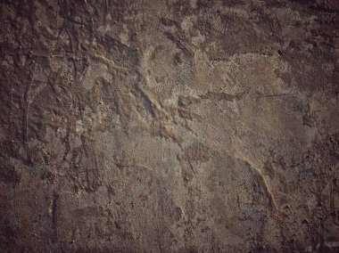 Eski paslı metal yüzey, kahverengi doku arkaplanı